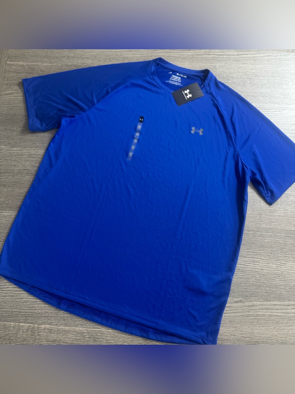 Under Armour Men’s The Tech Tee 2.0 SS Size XL Royal Blue Loose Fit T-shirt